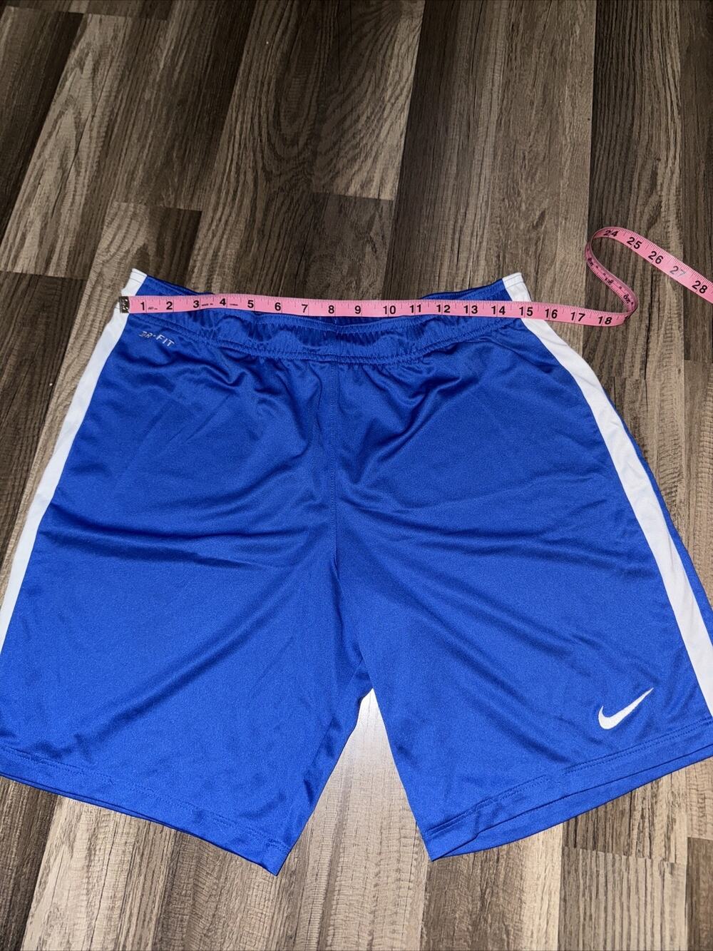 Men’s Nike Running Shorts Blue Large 30in Waistband Dri Fit